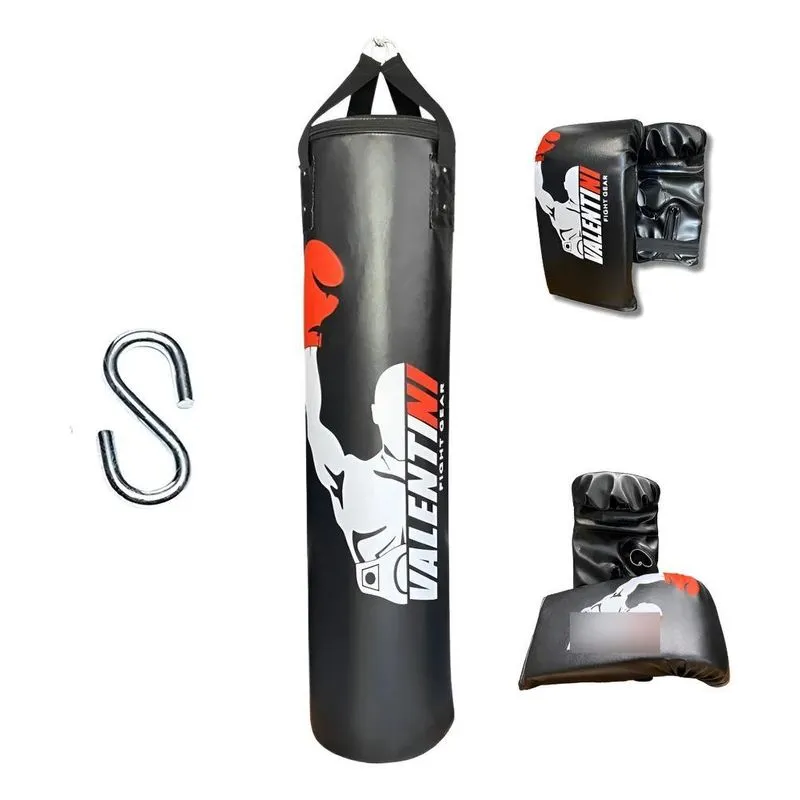 Saco De Pancada Valentini 120 Cm Boxe + 2 Pares De Luvas - P