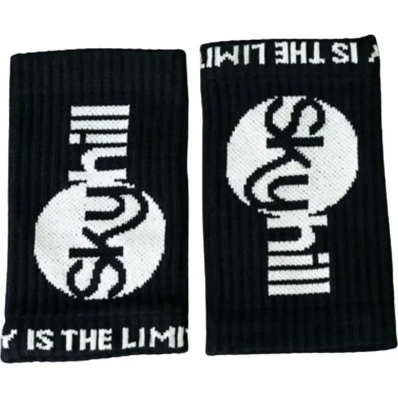 2x Munhequeira Skyhill Canelada Esportiva Crossfit Suor Prem