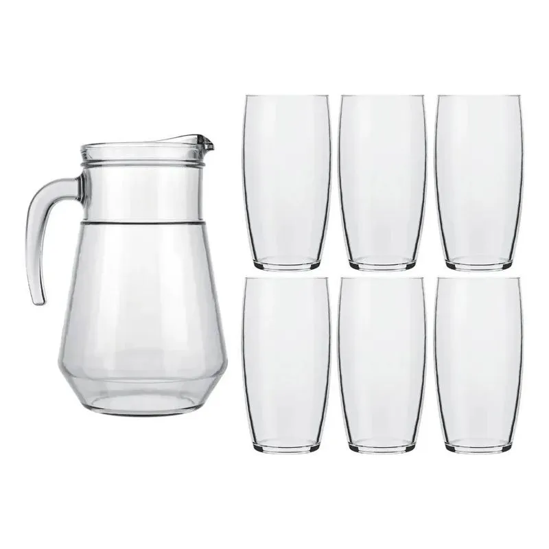 10x Kit Jogo Copos Oca 300ml Jarra 1.5 L Água Refrigerante