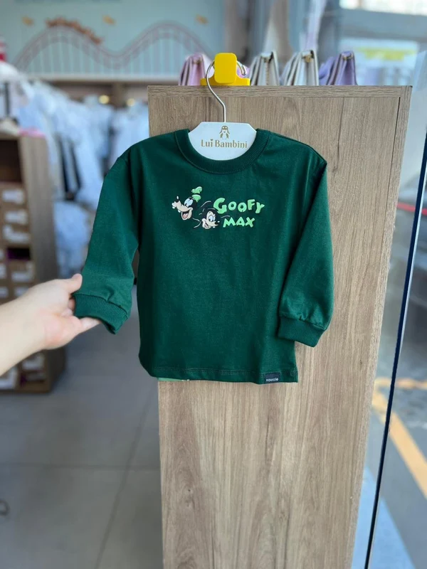 CAMISETA MANGA LONGA PATETA E MAX MENINO YOUCCIE Verde / 12