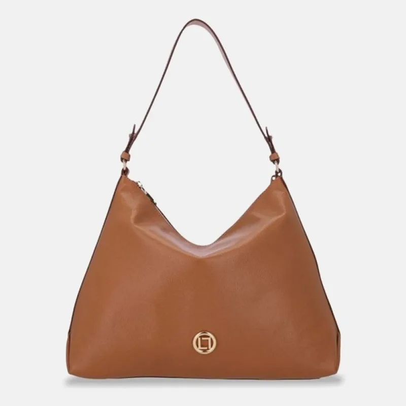 Bolsa Luz da Lua Hobo Alça Larga Único / Caramelo
