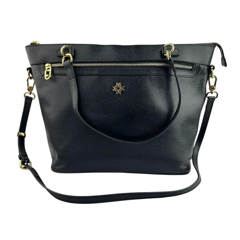 Bolsa Feminina Luz Da Lua 2000671 Shopping Extra Grande UN / Preto