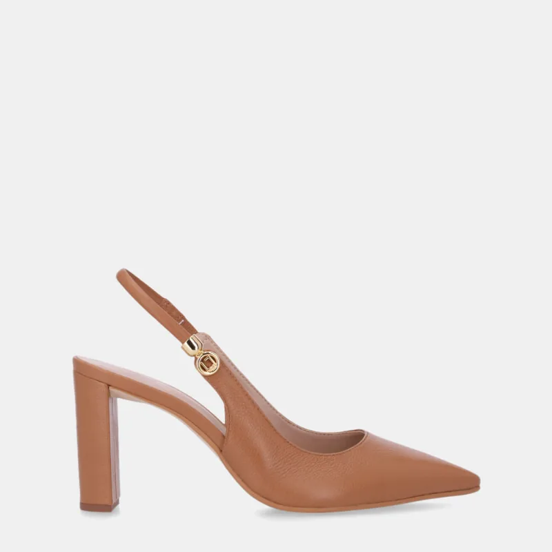 Slingback Saara Amêndoa - 80230044 36