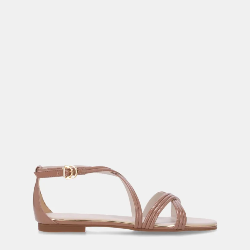 Sandália Rasteira Verona Mousse - 54870072 34