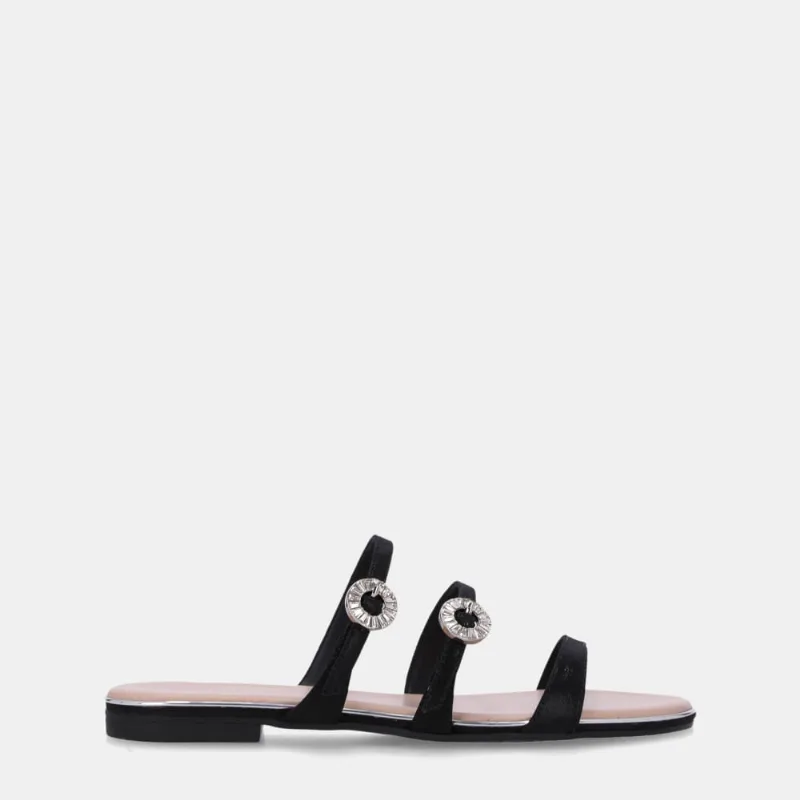 Chinelo Couro Puntini Preto - 54870073 40