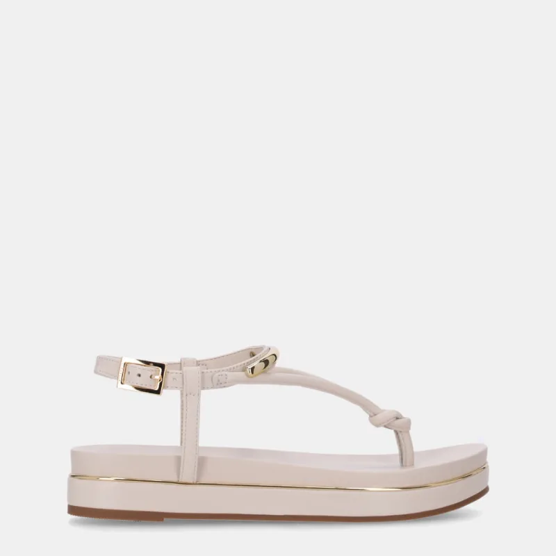Sandália Flatform Saara Panna - 58890400 34
