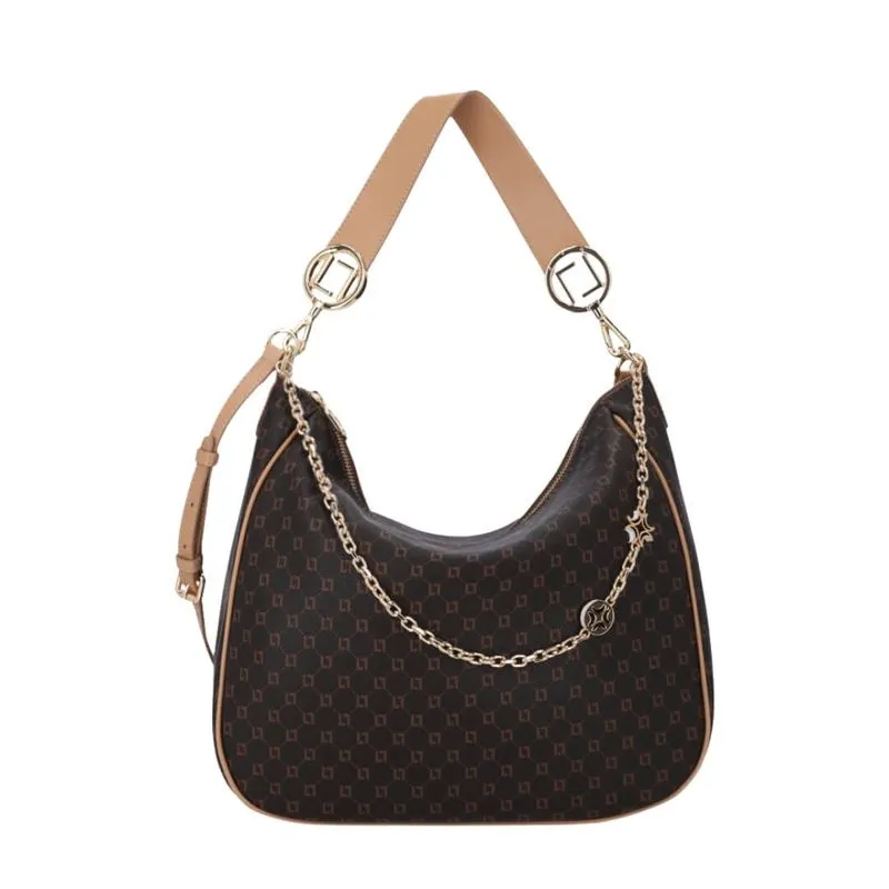 Bolsa Feminina Luz Da Lua 2000792 Hobo Grande UN / MOCCA/BUTTER