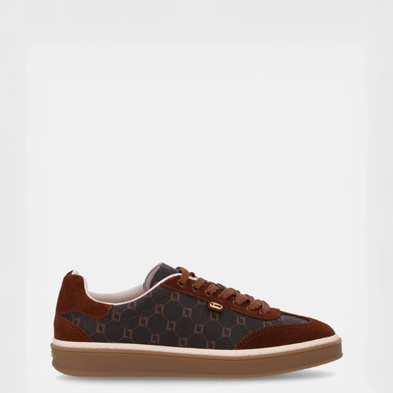 Tênis Monograma Mocca Com Camurça Trufa - 81070001 35