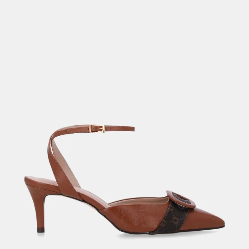 Slingback Monograma Mocca Com Atacama Ambar - 80830011 36