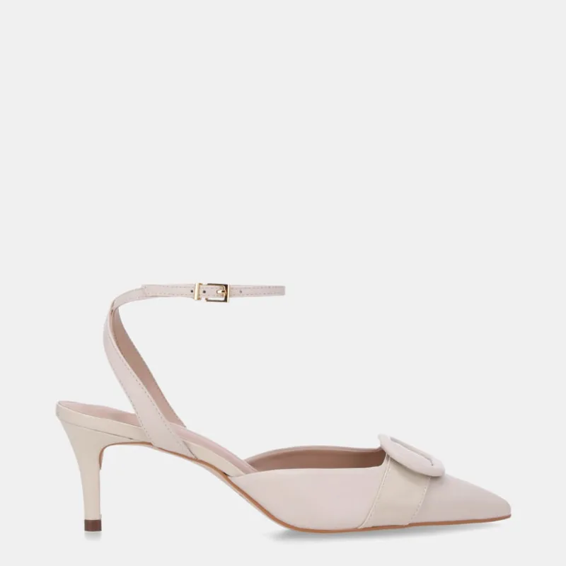 Slingback Verona Panna Com Saara Panna - 80830011 37