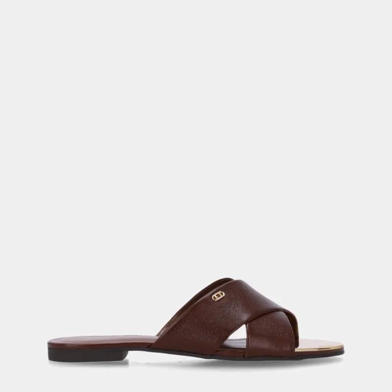 Chinelo Couro Atacama Trufa - 53120047 38