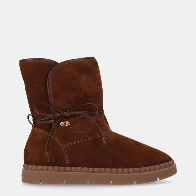 Tênis Boot Camurça Trufa - 60730002 35