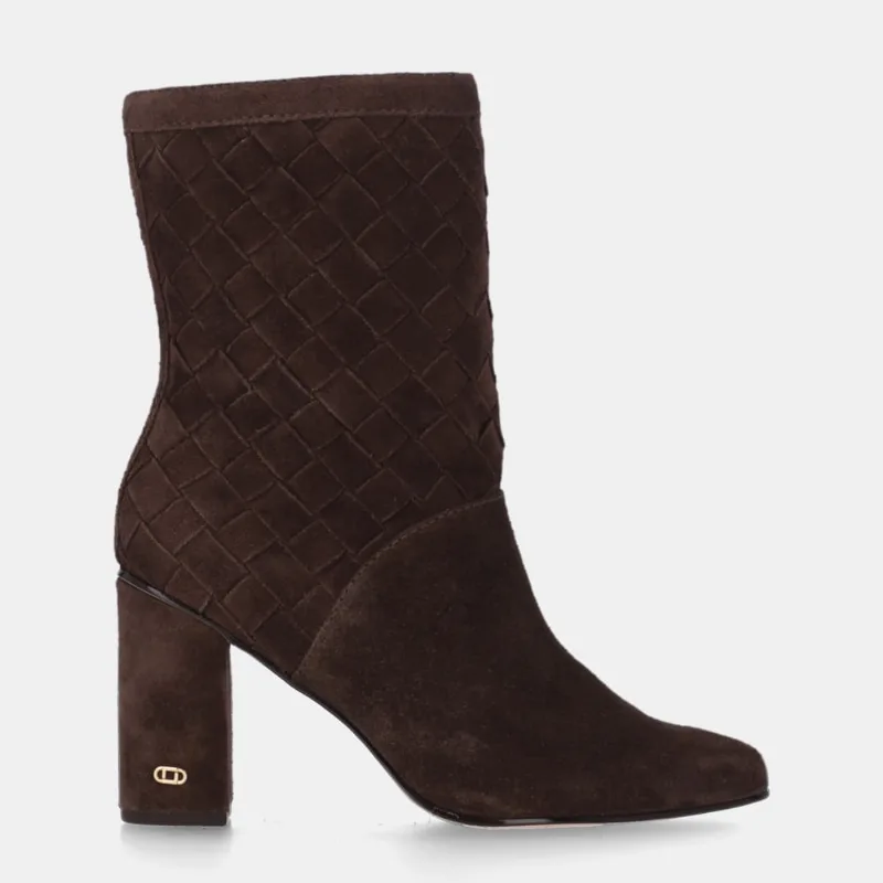 Bota Cano Médio Camurça Cacau - 56510031 39