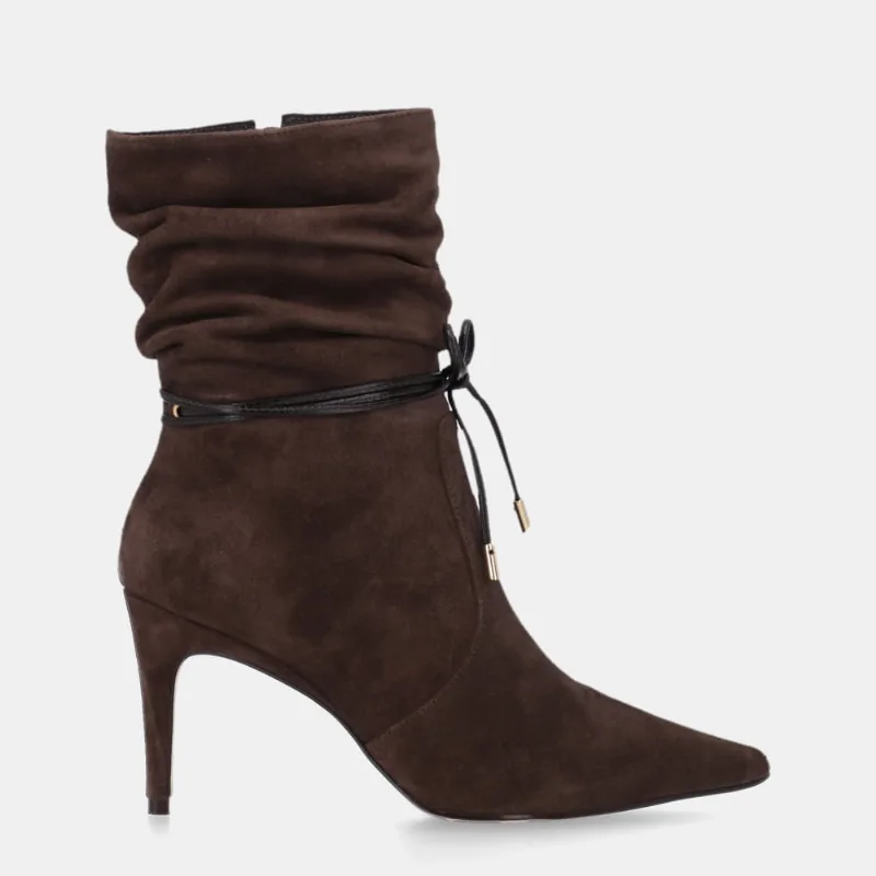 Bota Cano Médio Camurça Cacau- 56970006 38