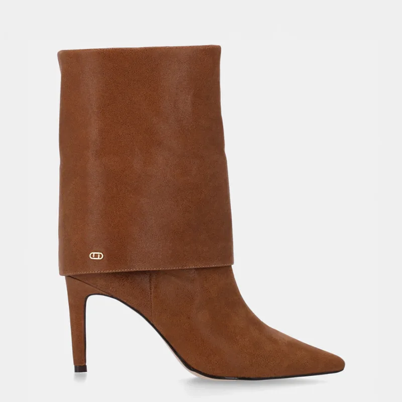 Bota Cano Médio Arenito Canela - 80480039 34