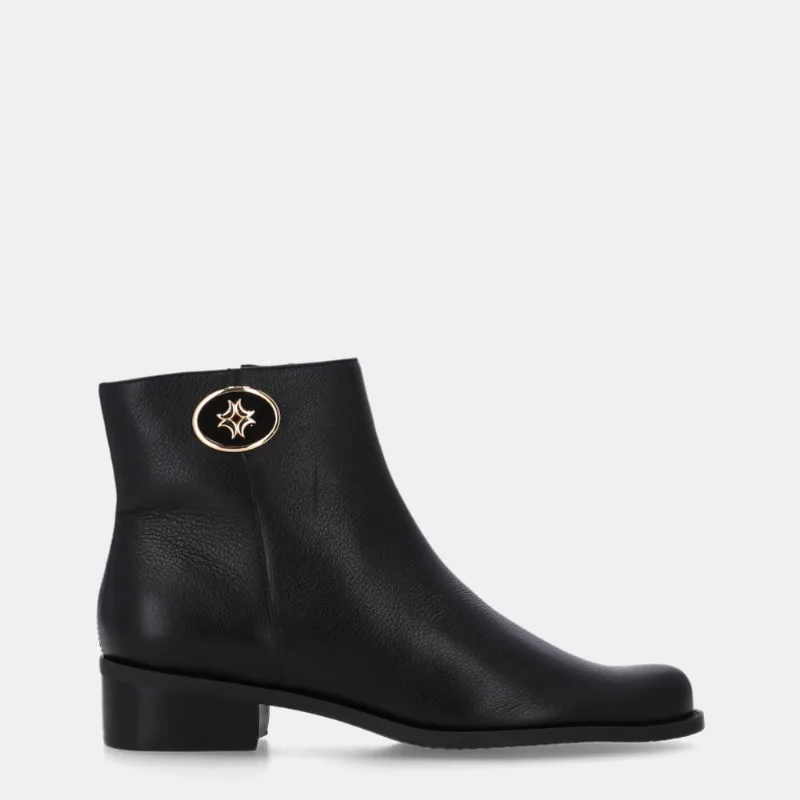 Bota Cano Curto Saara Preto E Cervo Preto - 52460035 34