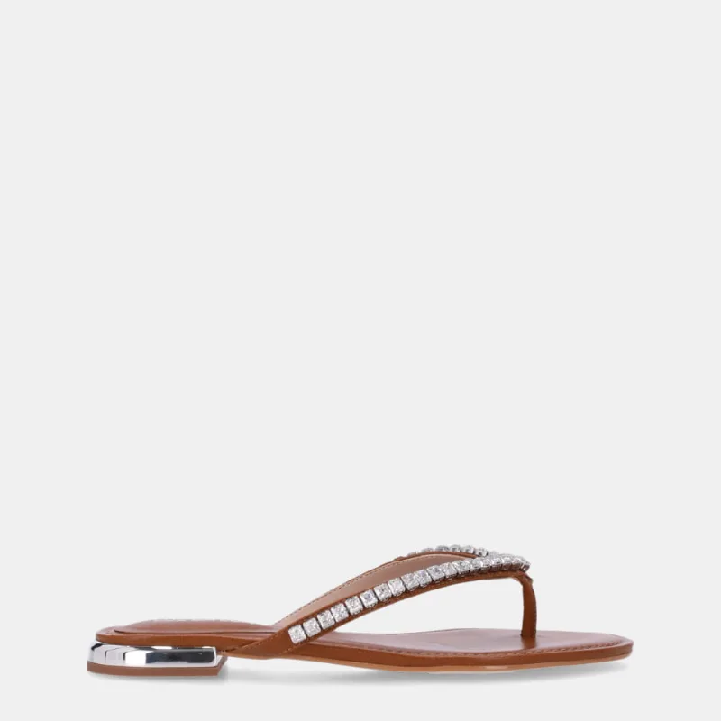 Chinelo Couro Atacama Caramelo - 81130001 35