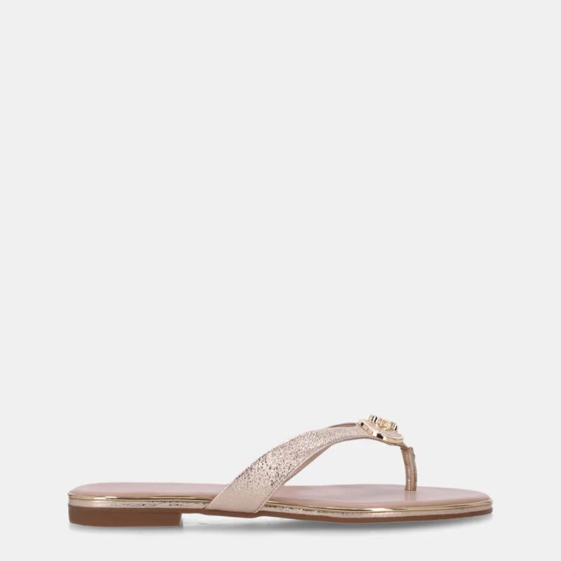 Chinelo Couro Vênus Ouro - 54870082 35