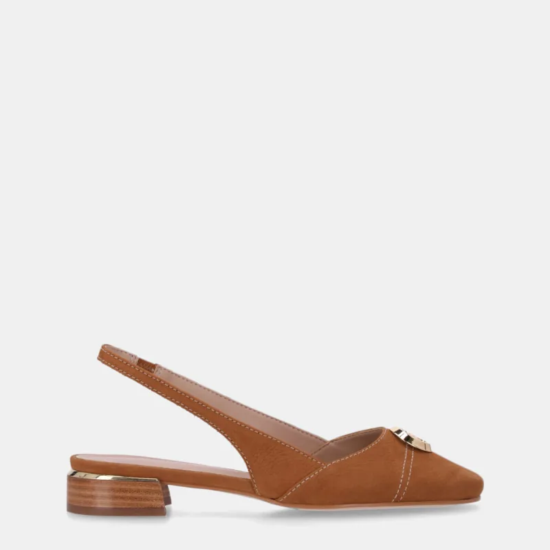 Slingback Bison Caramelo Com Bison Caramelo - 80510026 38