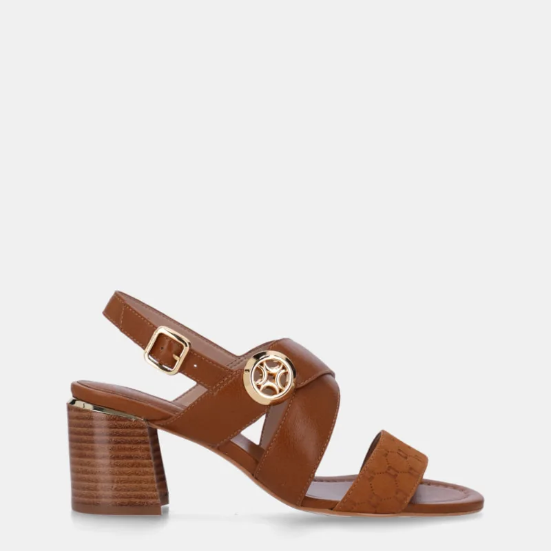 Sandália Salto Bison Caramelo Com Atacama Caramelo - 81140001 37
