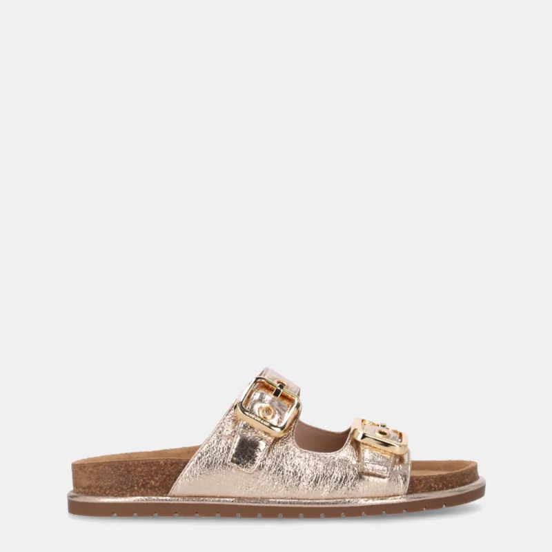 Chinelo Couro Vênus Ouro Com Vênus Ouro - 80600013 36