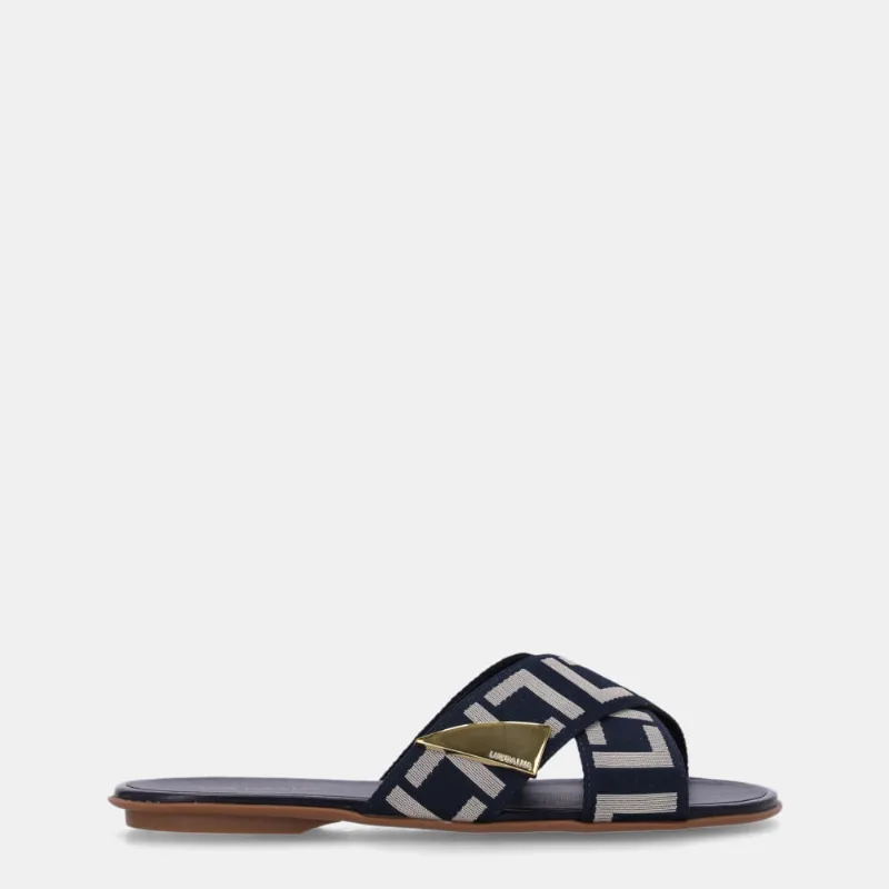 Chinelo Couro Atacama Netuno Com Gorgorão Panna-netuno - 52211110 33