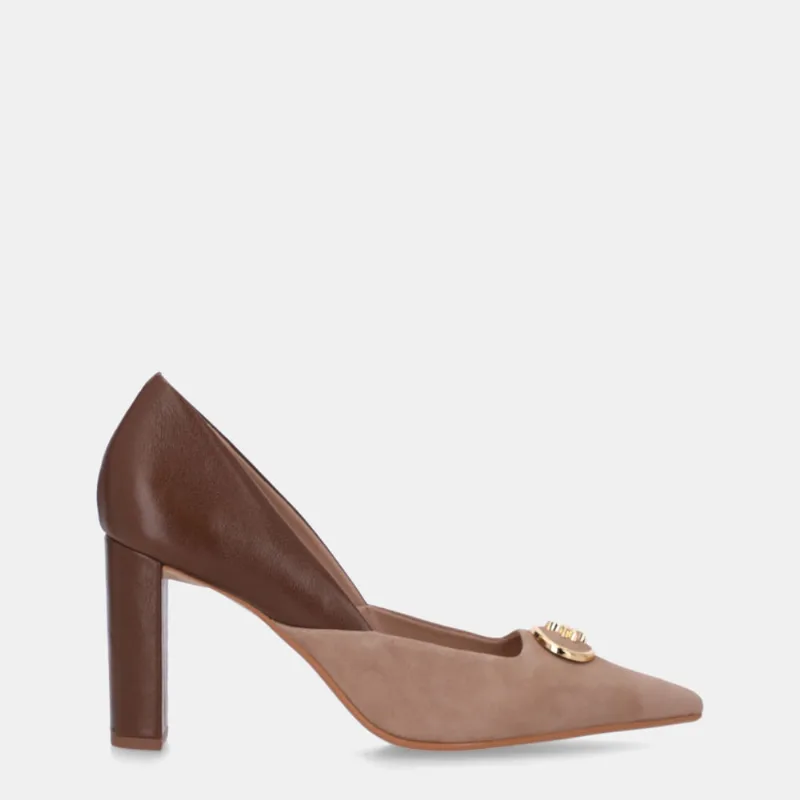 Scarpin Bison Ginger E Atacama Espresso - 80230065 38
