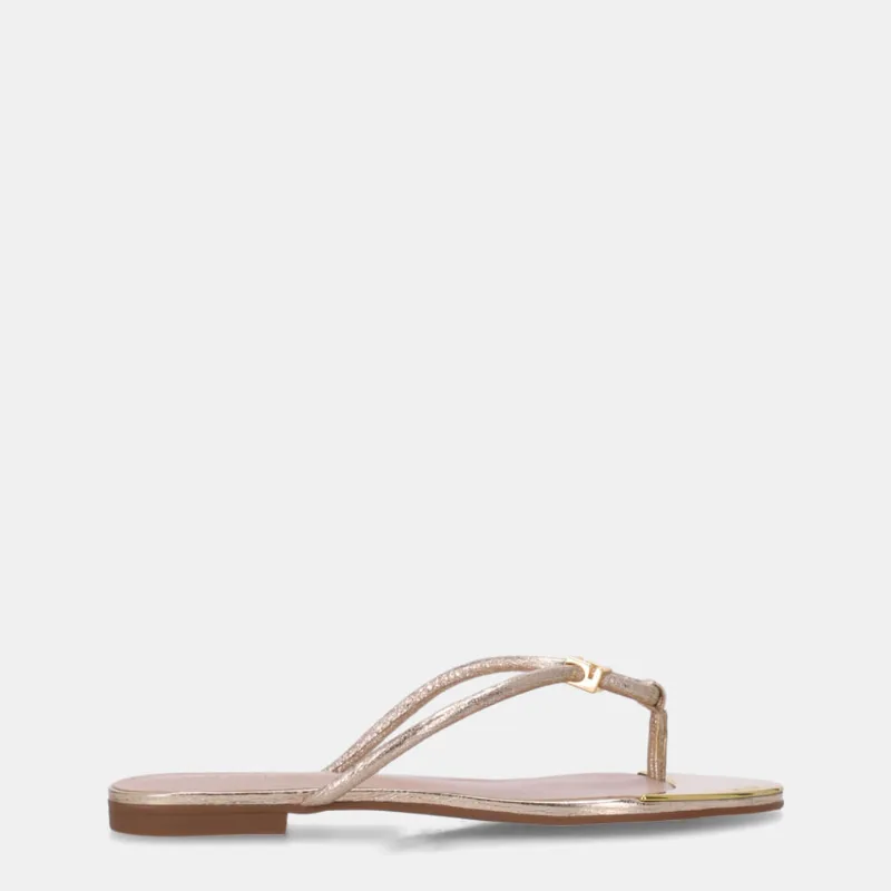 Chinelo Couro Vênus Ouro - 53120057 38