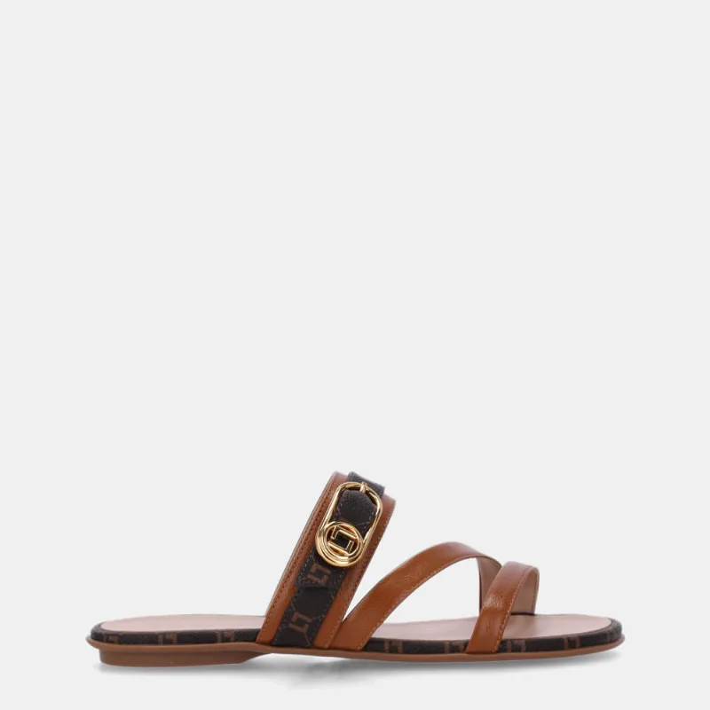 Chinelo Couro Atacama Caramelo E Monograma Mocca - 52210077 36