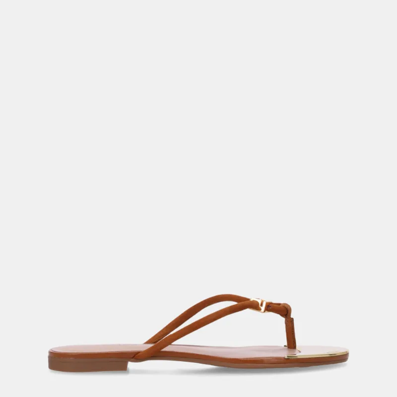 Chinelo Couro Bison Caramelo - 53120057 36