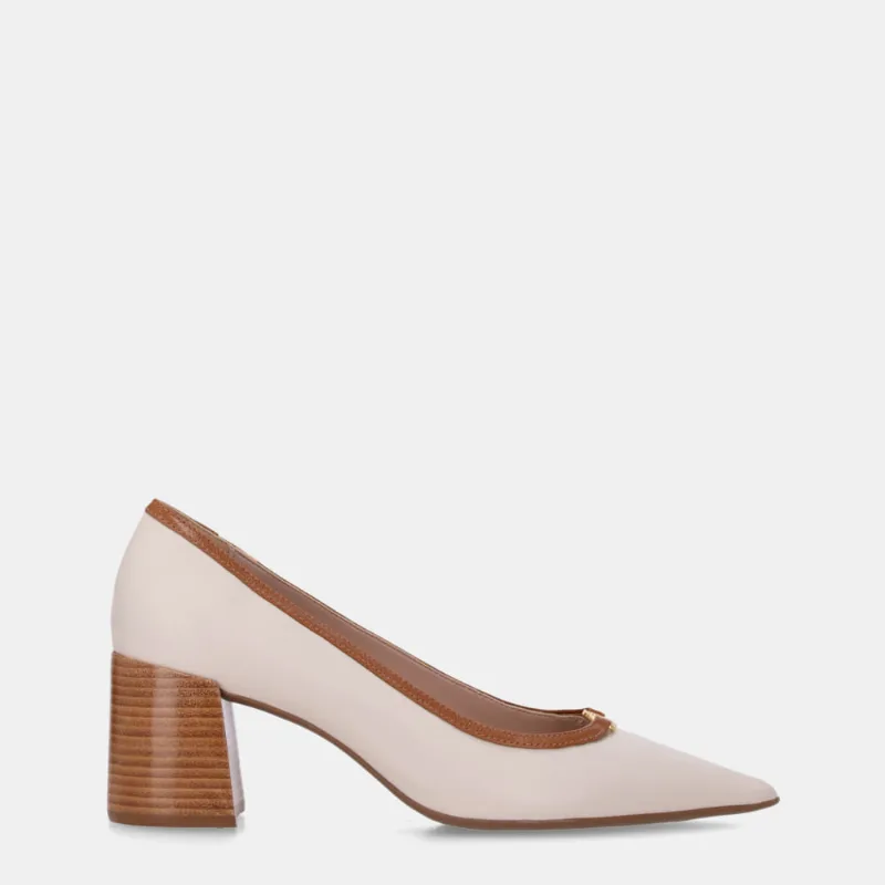 Scarpin Saara Panna E Atacama Caramelo - 60330029 35