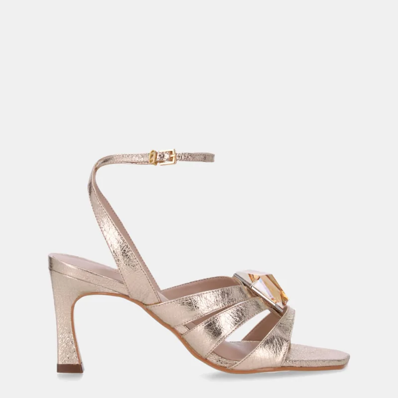 Sandália Salto Vênus Ouro - 80110045 34