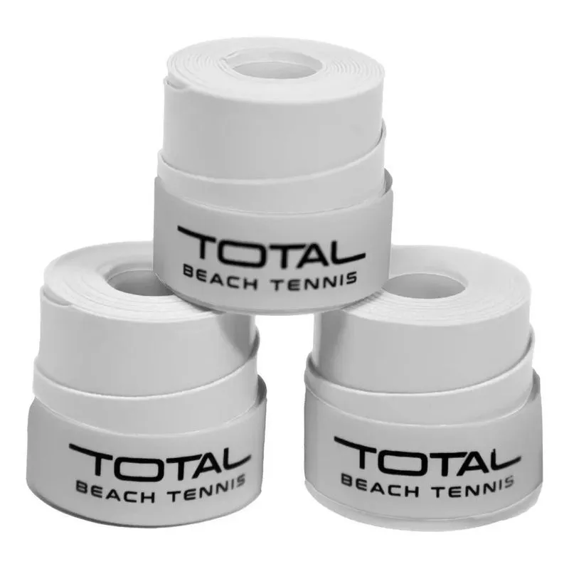 3x Kit Fita Grip Total Beach Tennis - 3 Unidades 105cm