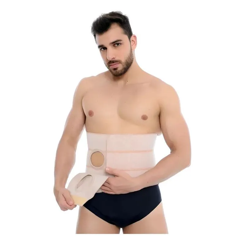 Faixa Cinta Colostomia Bilateral Unissex Ostomizados 3 Gomos