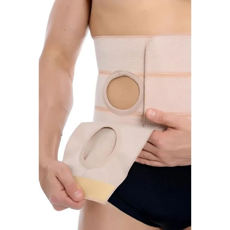 Faixa Cinta Colostomia Bilateral Unissex Ostomizados 3 Gomo