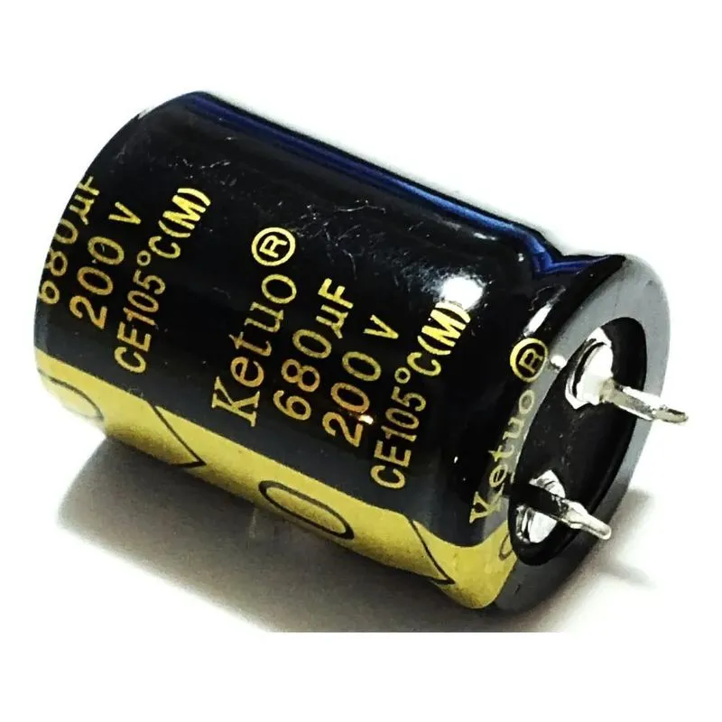 Capacitor Eletrolítico 680uf X 200v 105 2 Peças
