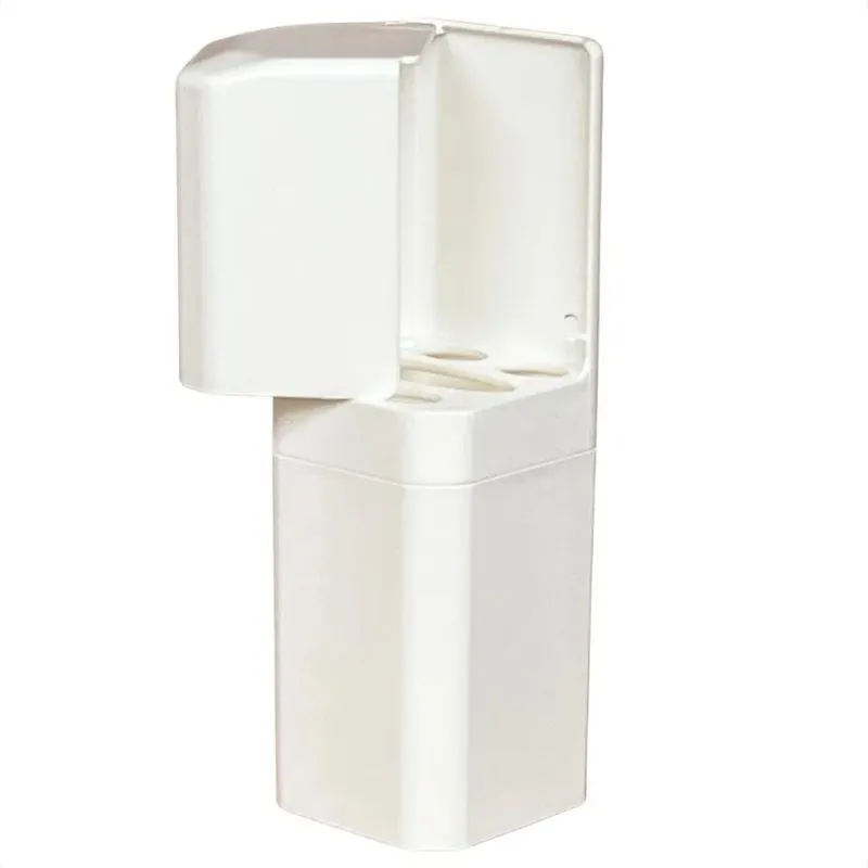 Porta Escovas De Parede Com Encaixe Ad Branco