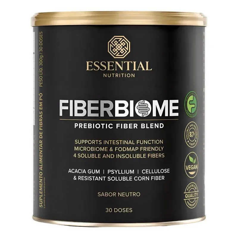 Fiber Biome Sabor Neutro Lata 300g - Essential Nutrition