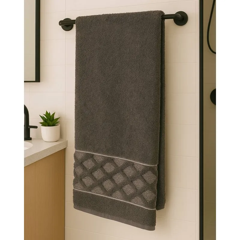 Toalha Banhão Remi 80cm x 150cm Cinza UN