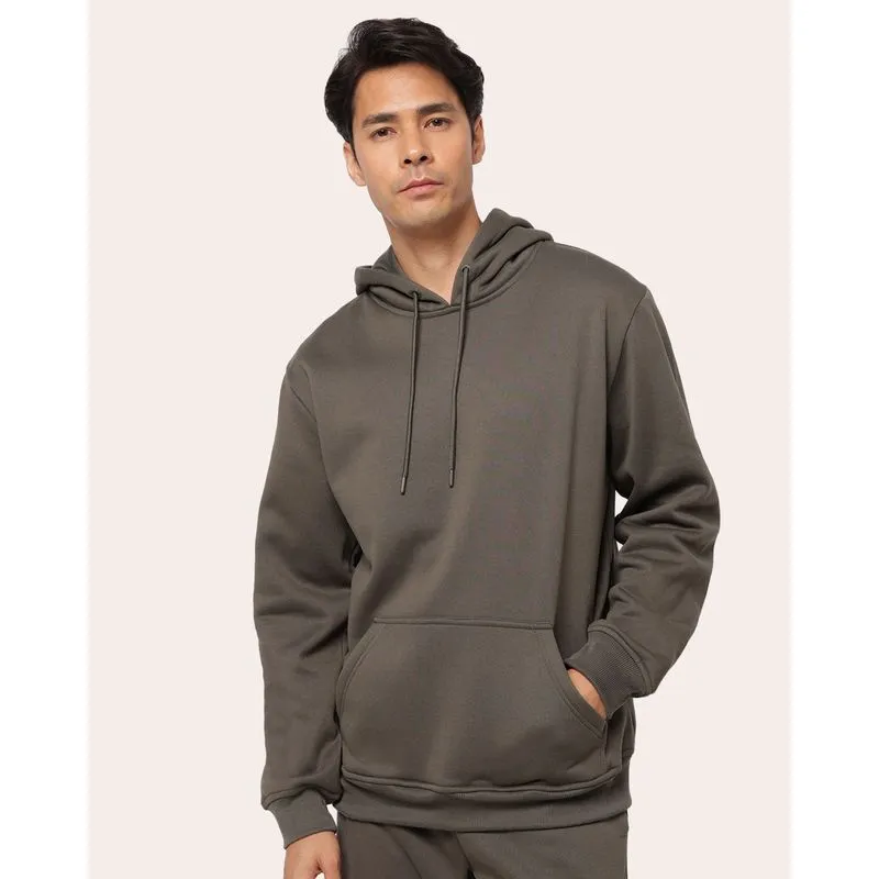Blusão Moletom Masculino com Capuz Verde M