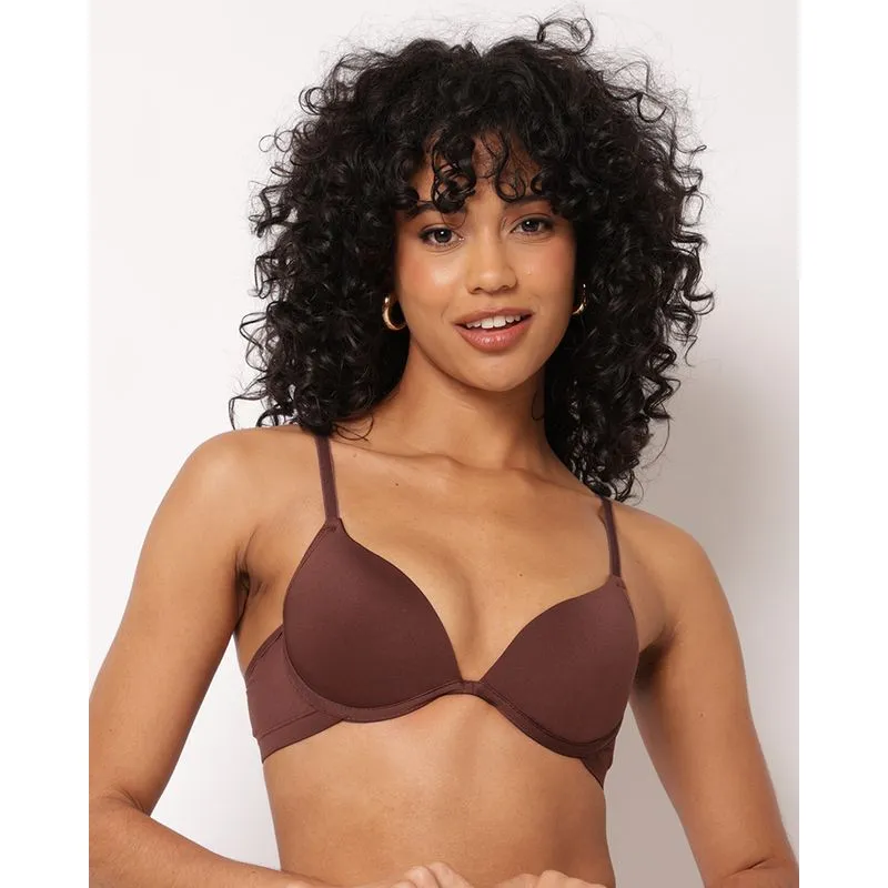 Sutiã Feminino Triangulo com Bojo Marrom 40