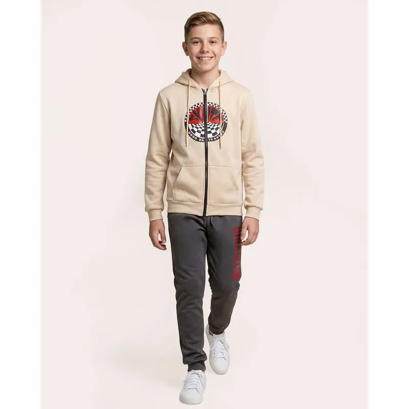 Calça Moletom Juvenil Jogger com Bolsos Estampa Brooklyn Cinza 14