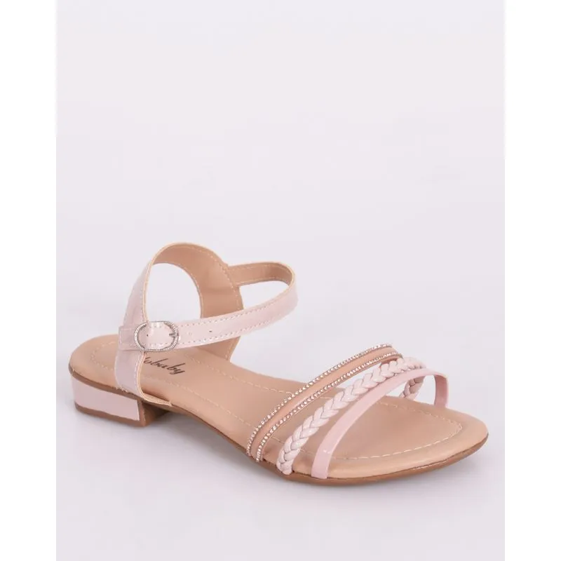 Sandália Infantil Ortobaby Casual com Tiras Rosa 34