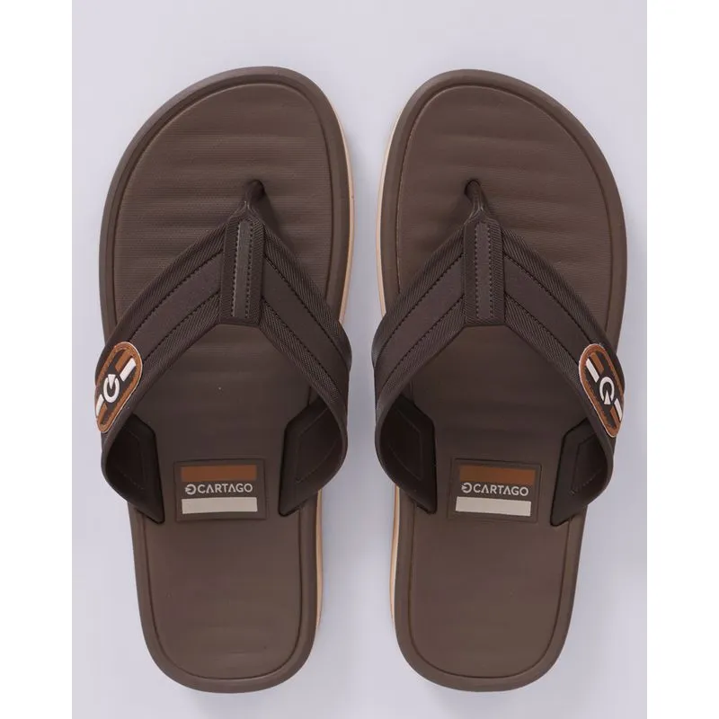 Chinelo Masculino Cartago Paris || Marrom 42