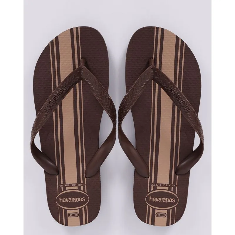 Chinelo Havaianas Masculino Color Essential Marrom 43/44