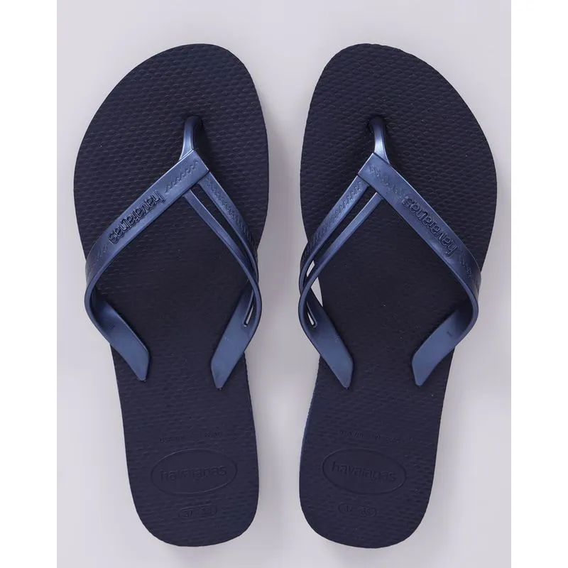 Chinelo Havaianas Feminino Elegance Marinho 37/38