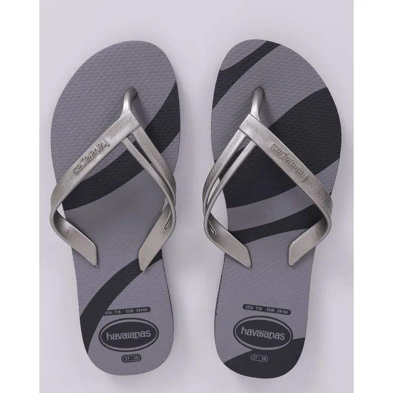 Chinelo Havaianas Feminino Elegance Cinza 39/40