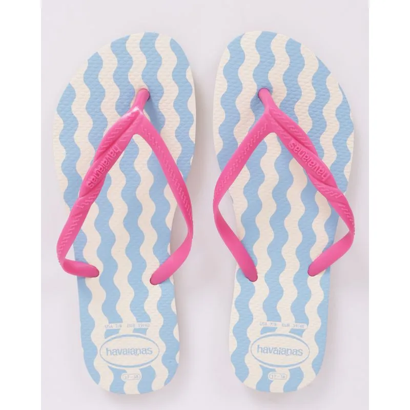 Chinelo Havaianas Feminino Fantasia Azul 39/40
