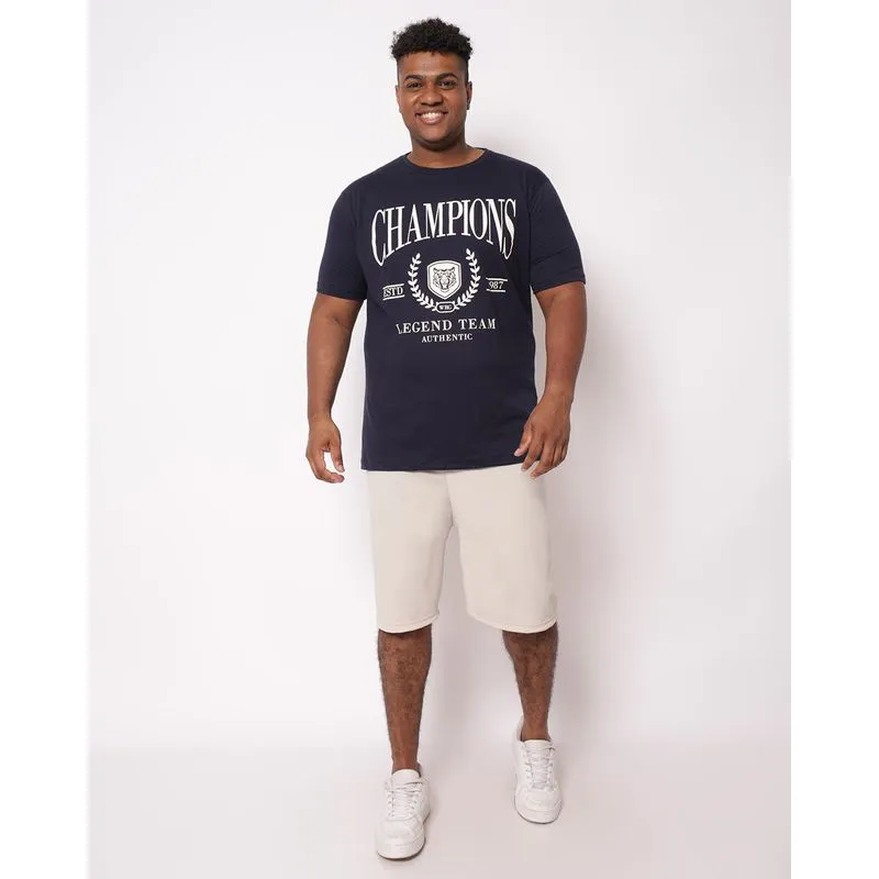 Bermuda Plus Size Masculina Canelada Off White G1