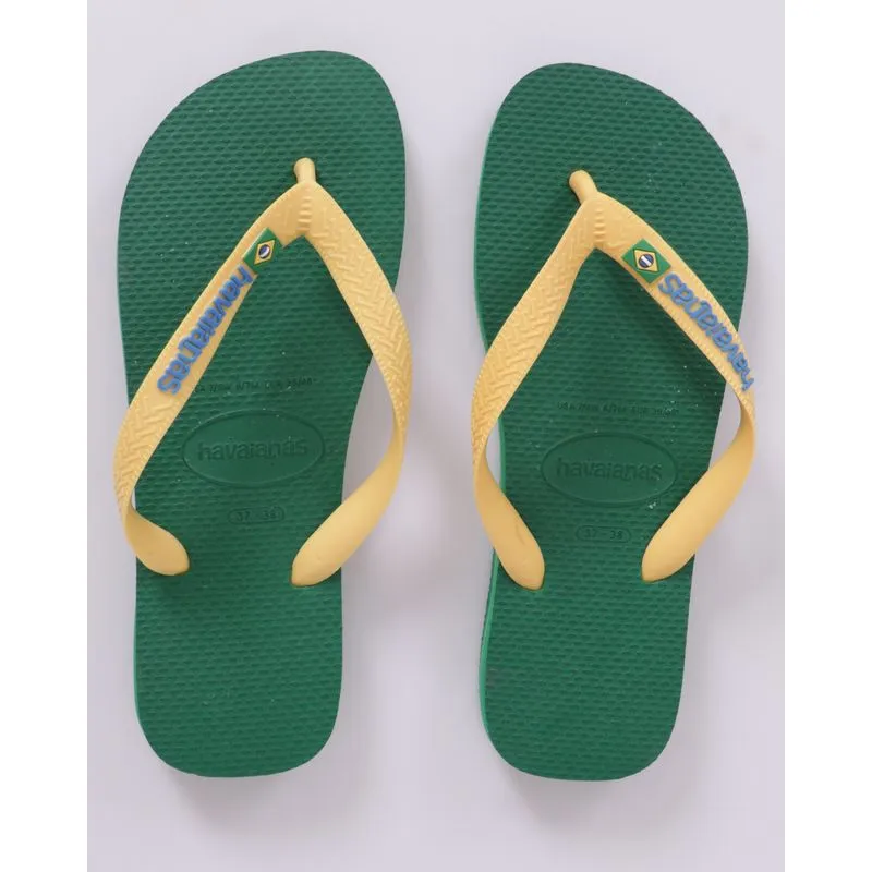 Chinelo Havaianas Feminino Brasil Logo Verde 35/36